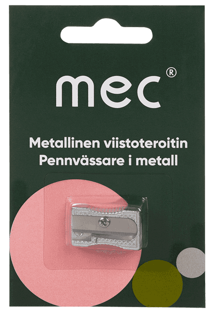 mec Metal slanted face pencil sharpener 1 pc 1 pc