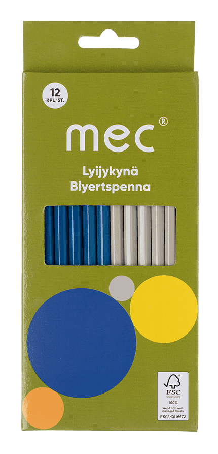 mec Eraser tip pencil  12 pcs